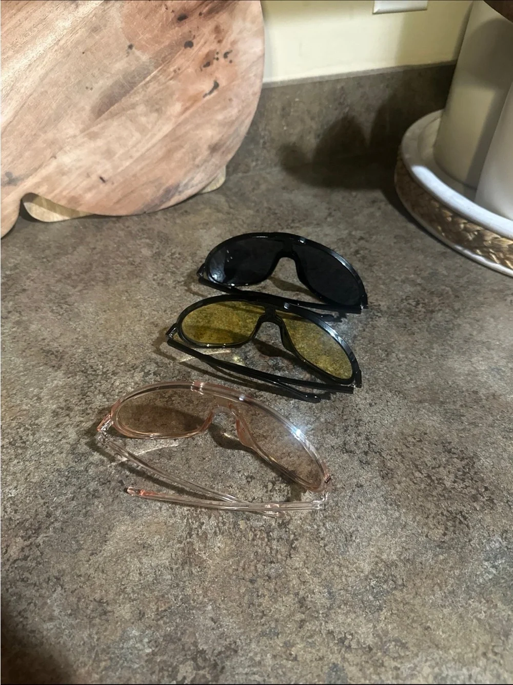 New Oversized Aviator Sunglasses - Black, Champagne, Yellow